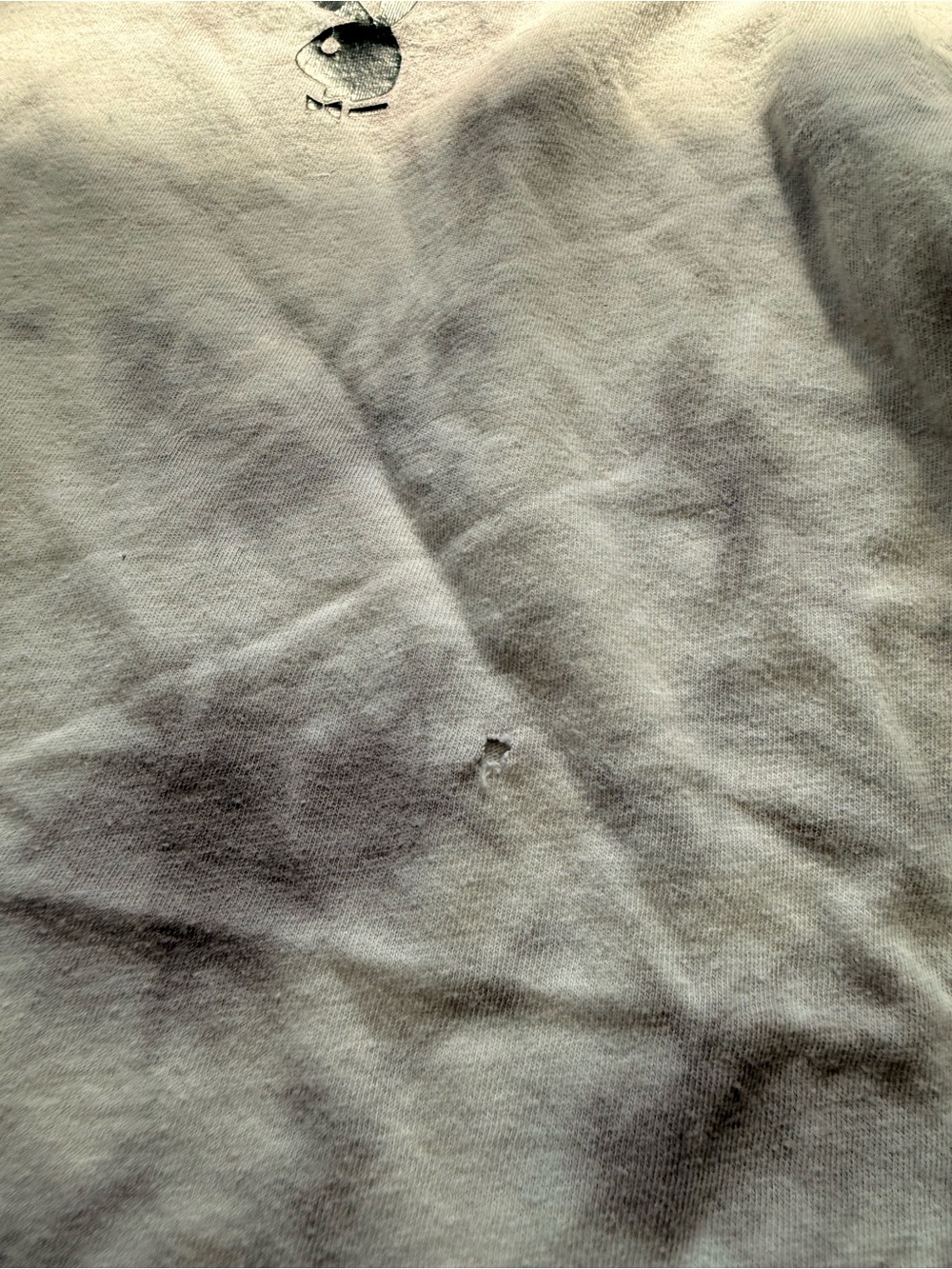 Missguided+ Men's Tie-Dye Short Sleeve Tee in Light Gray - Picture 2 of 4
